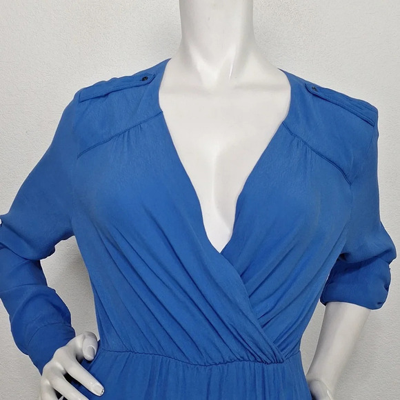 Maeve Anthropologie Lene Crepe Faux Wrap Dress Size XS - Picture 3 of 11